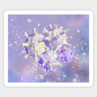 Nice virus cells Sticker